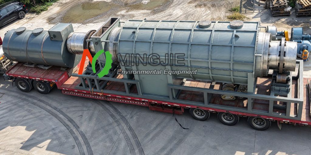 MJT-3000 Biomass Carbonization Plant for Sale to Thailand 5 Coconut Shell Carbonization Plant for Sale