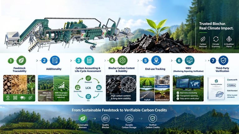 Continuous Biomass Pyrolysis Equipment Supports CDR