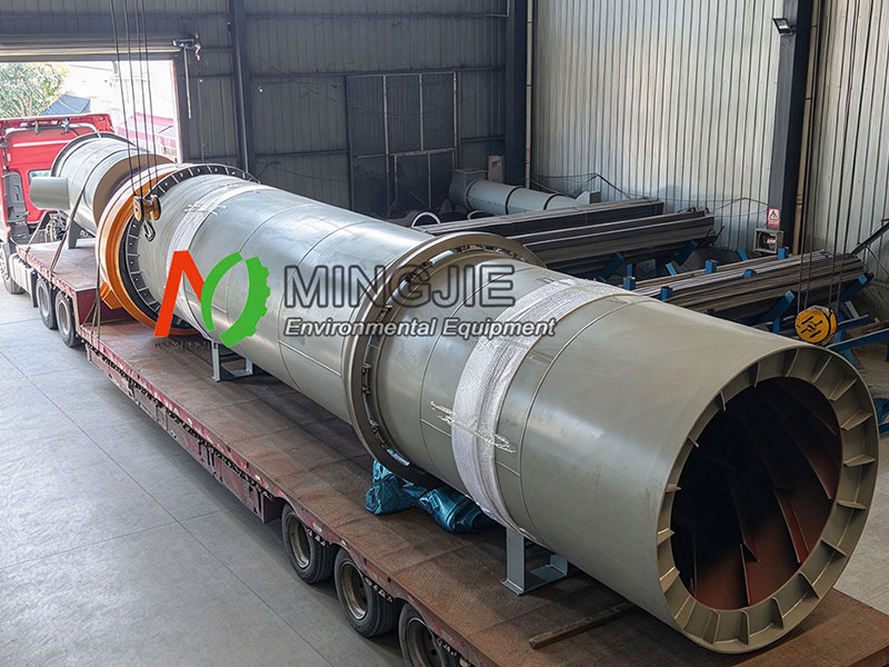 MJT-3000 Biomass Carbonization Plant for Sale to Thailand 4 Drying System