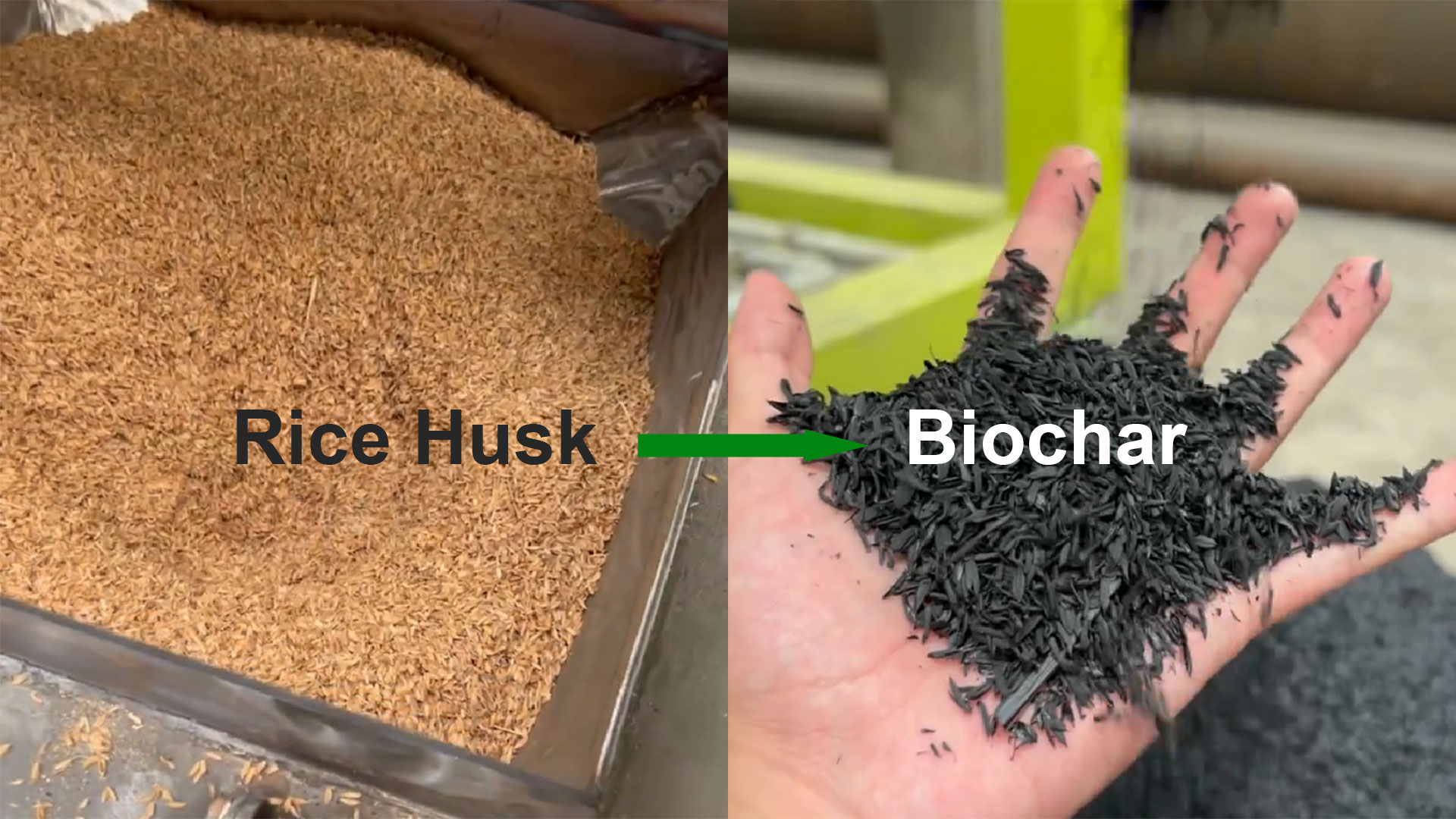 Turn Rice Husk into Biochar